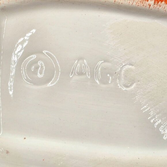 Vintage American Greetings Ghost "Trick Or Treat" Ceramic Candle Votive Holder - Picture 2 of 12